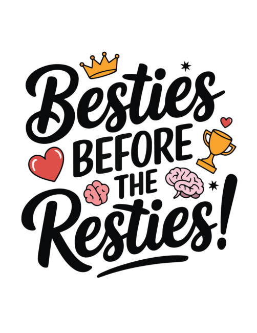 Funny Besties Valentines day card printable