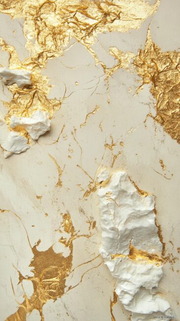 God and White Textured Rococo Style Wallpapers