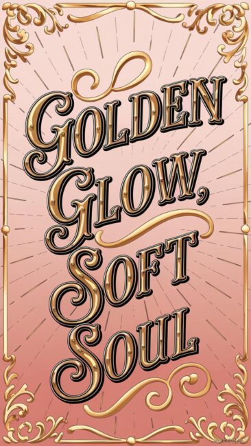 Golden Glow Soft Soul Rococo Wallpapers for Phone