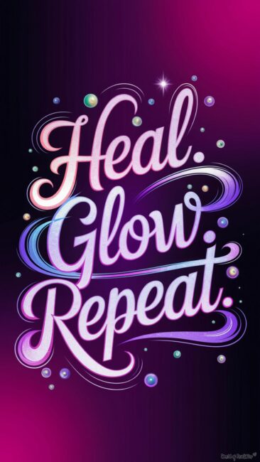 Heal Glow Repeat Aura Aesthetic Wallpapers