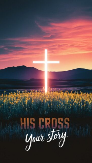His cross, your story Religious Wallpaper
