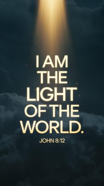 I am the light of the world Jesus Wallpaper