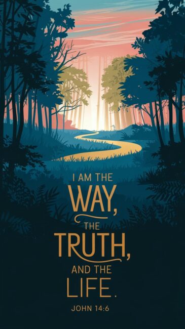 I am the way, the truth and the life Jesus Wallpaper