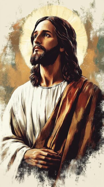 Illustration of Jesus Wallpaper