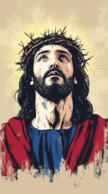 Illustrative Jesus Background
