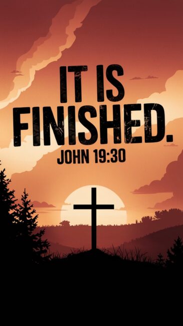 It is Finished Bible Wallpaper