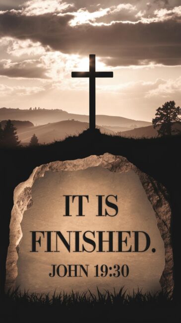 It is finished Christian Wallpaper
