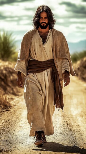 Jesus Walking Wallpaper