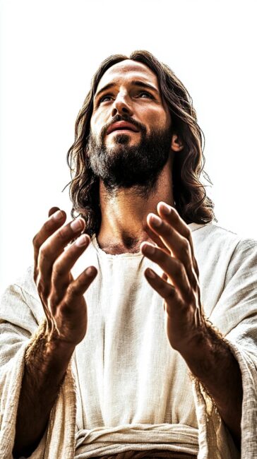Jesus gives his hands to you Christian Wallpaper