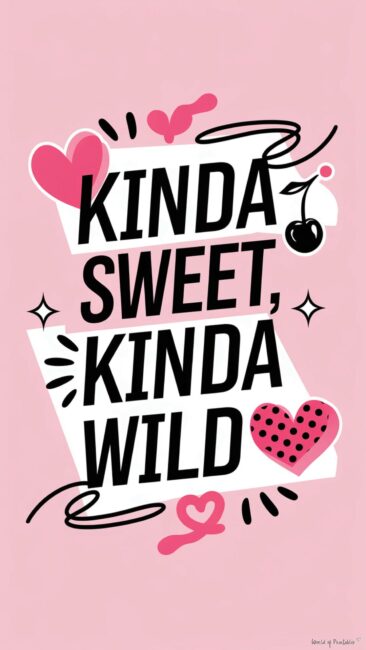 Kinda Sweet, Kinda Wild Cherry Wallpaper