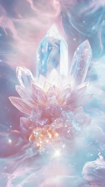 Pastel Crystals Aura Energy Wallpapers