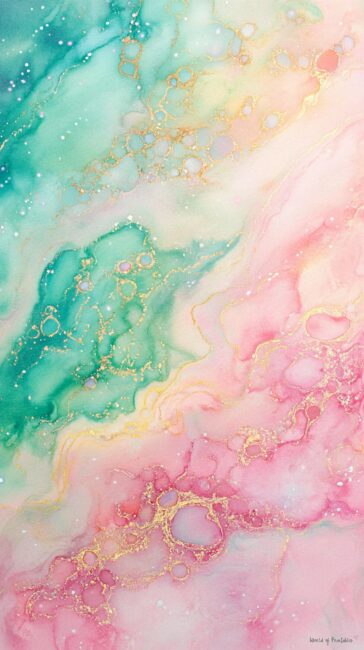 Pastel Liquid Aura Color Wallpapers