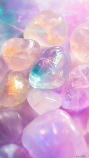 Pastel Moonstone Aura Wallpapers for Phone