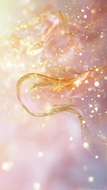 Pastel and Gold Rococo Phone Backgrounds