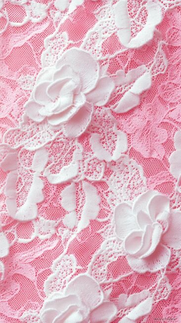 Pink lace pattern Rococo Wallpapers for phone
