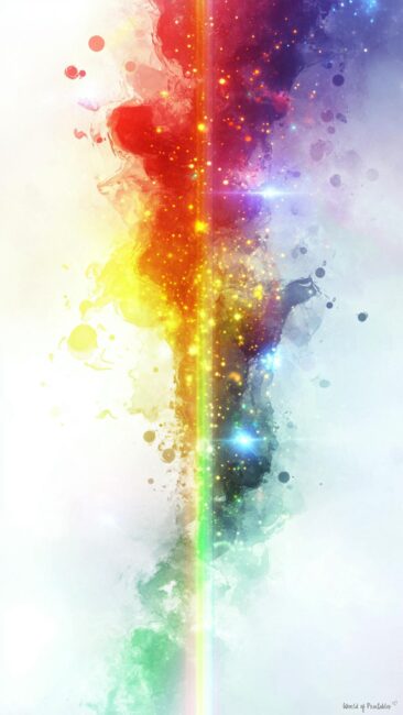 Rainbow Aura Art Wallpapers
