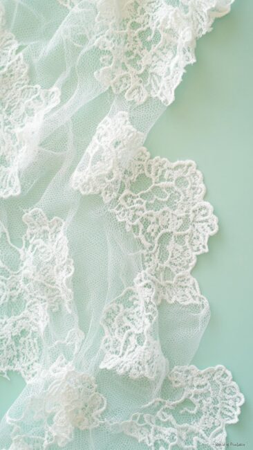 Seafoam Lace Rococo Wallpapers for Phone