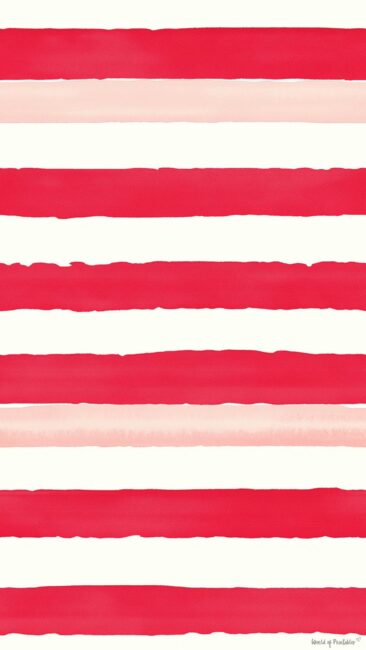 Simple Stripey Cherry Wallpaper