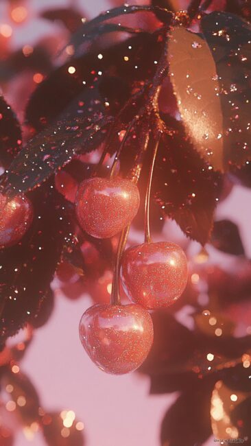 Soft Aesthetic Cherry Wallpaper