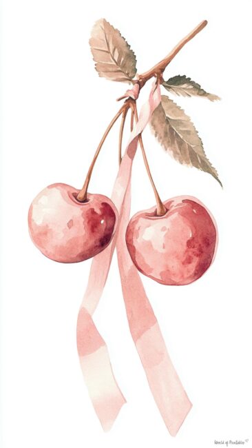 Soft Pink Cherry Wallpaper