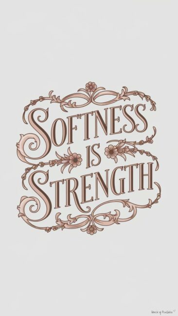 Softness is Strength Rococo Phone Backgrounds
