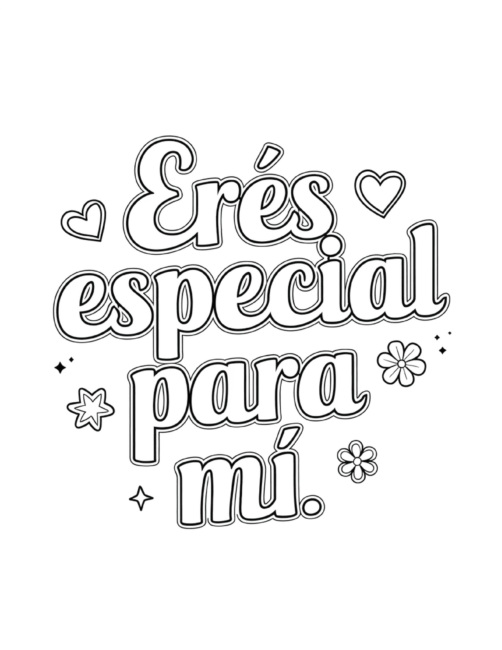 Spanish Mother&rsquo;s Day cards to color