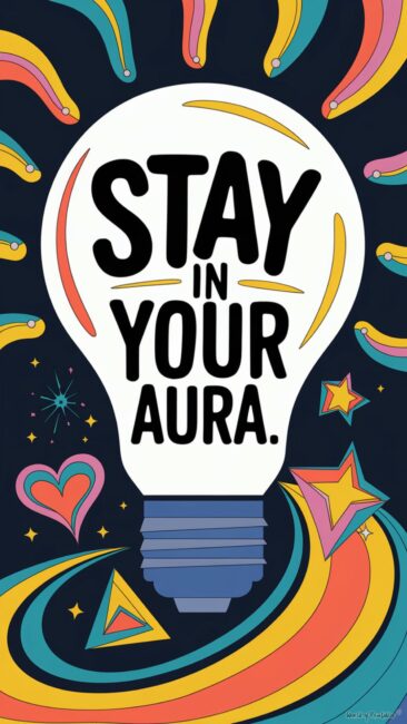 Stay in Your Aura Free Aura Wallpapers for Phone