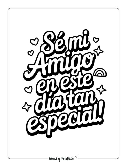 Valentine&rsquo;s day coloring pages For Kids Spanish