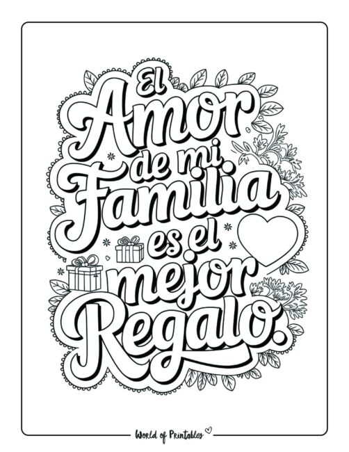 Valentine&rsquo;s day coloring pages in spanish