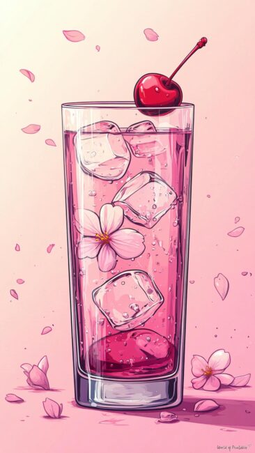cherry-aesthetic-wallpaper-pink-cherry-blossom-drink-background