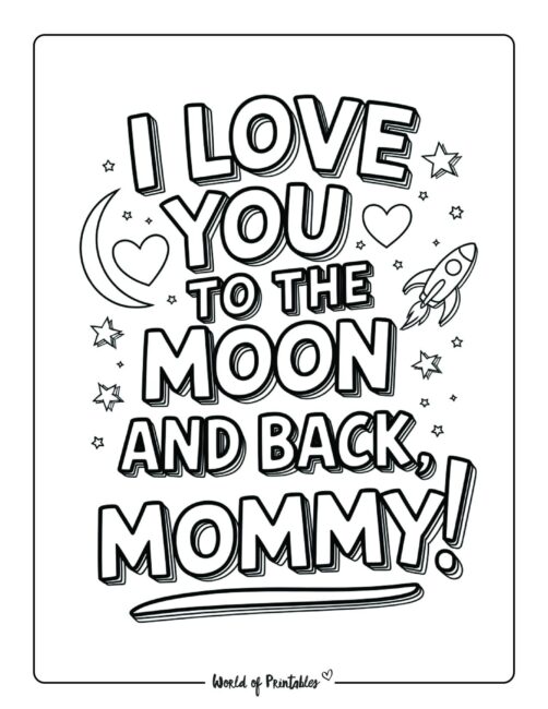 cute toddler Valentine&rsquo;s day coloring pages