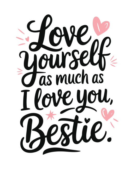 love yourself as much as I love you valentines day card