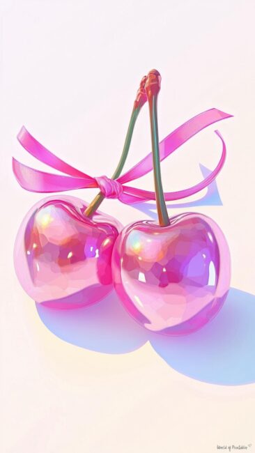 pink-glass-cherry-aesthetic-wallpaper