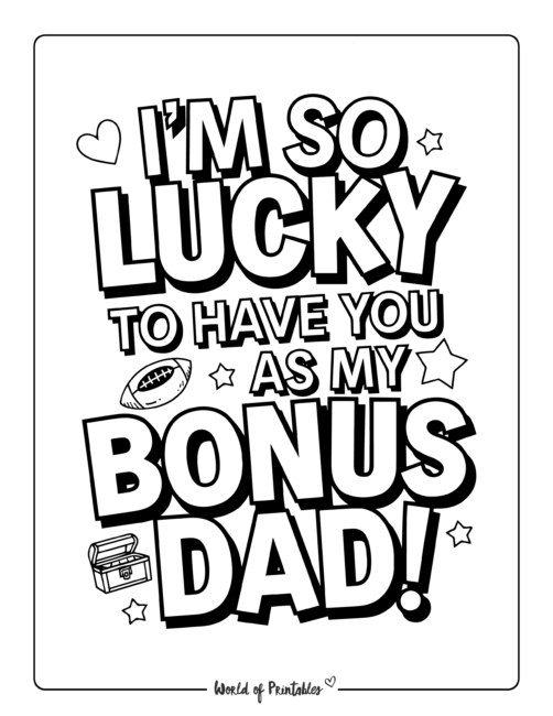 Bonus Dad coloring pages for Father’s Day