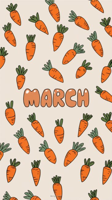 Carrot Aesthetic March Wallpapers
