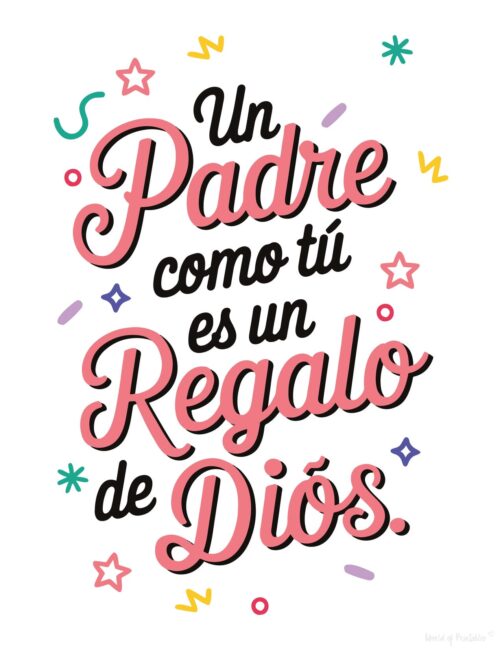 Cute DIY Spanish Father’s Day card
