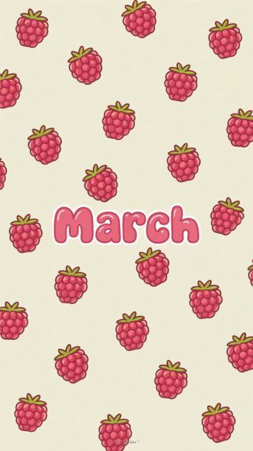 Cute March Wallpapers Raspberries