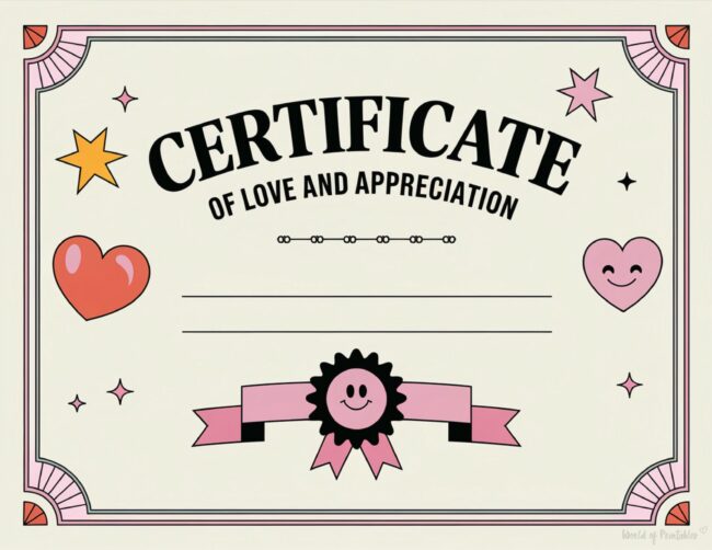 DIY Mother&rsquo;s Day Certificates for Kids