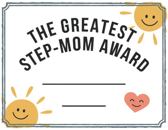 DIY Mother&rsquo;s Day Certificates for Stepmom