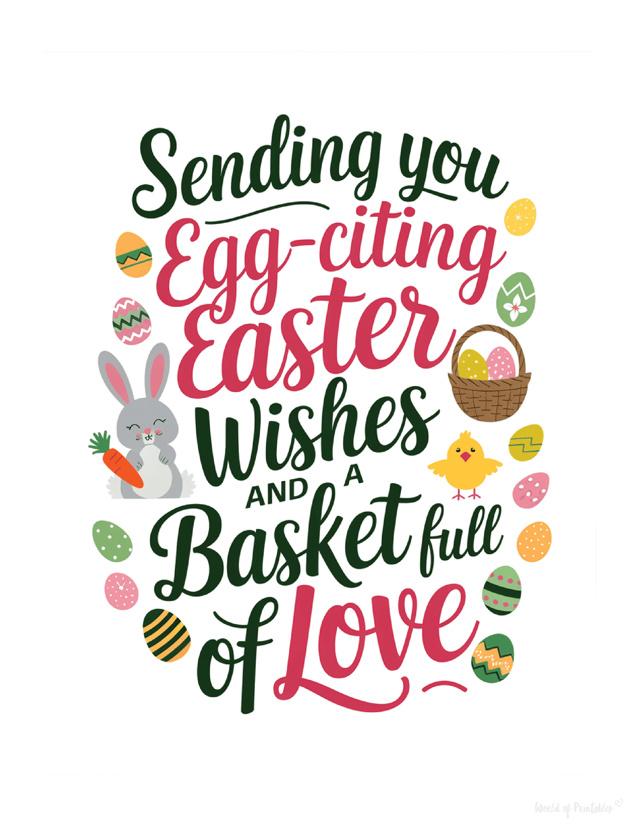 Free Printable Easter Cards – Save, Print & Fold! - World of Printables
