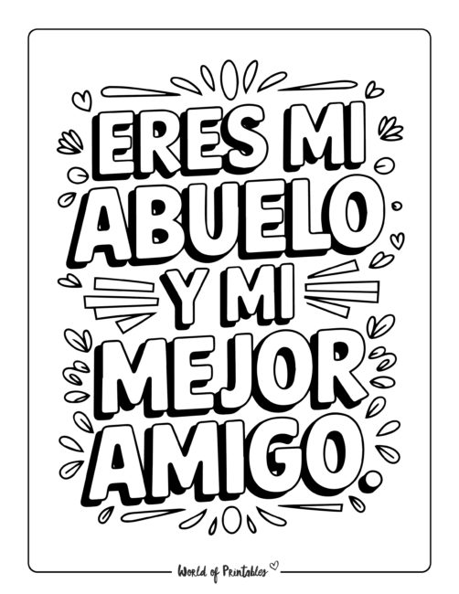 Father’s Day coloring pages in Spanish
