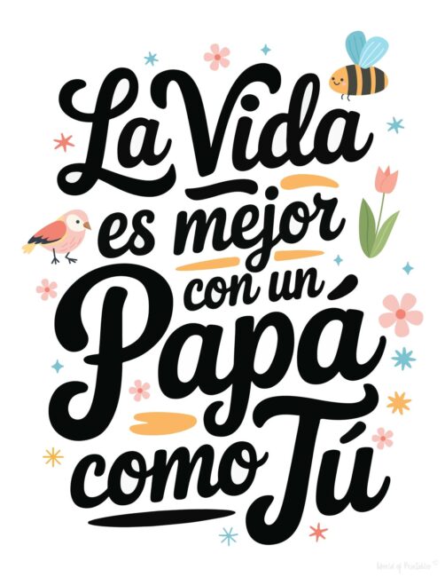 Feliz Día del Padre printable card