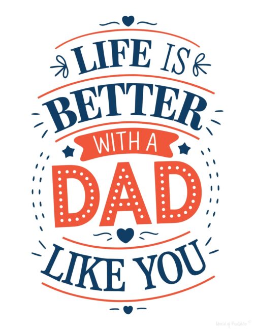 Free DIY Father’s Day card printable