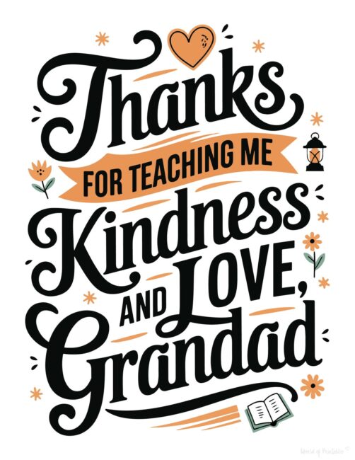 Free Grandad Father’s Day card