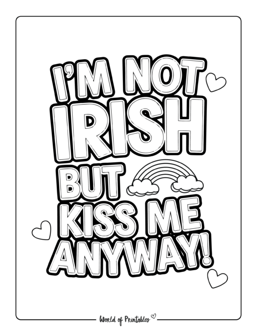 Fun St. Patrick's Day coloring pages