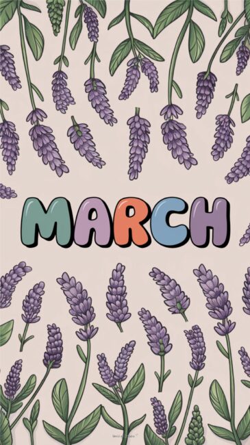 Lavender Spring March Wallpapers