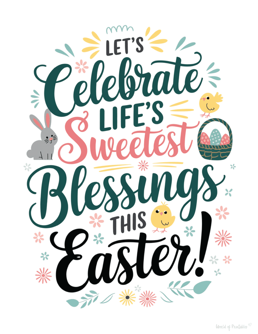 Free Printable Easter Cards – Save, Print & Fold! - World of Printables