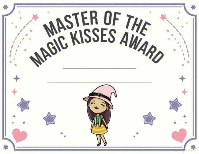 Magic Kisses DIY Mother&rsquo;s Day Certificates