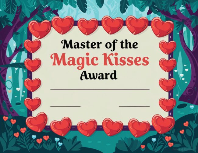 Master of Magic Kisses Printable Mother&rsquo;s Day Certificates