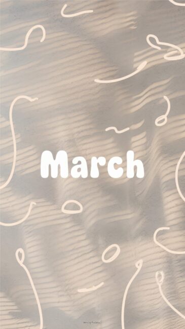 Minimalist March Wallpapers